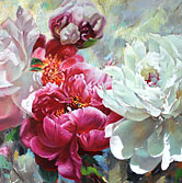Zoe Feng NZ fine art rose paintings